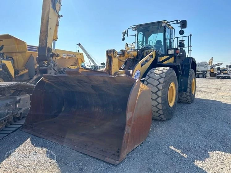 Front of used Komatsu Loader